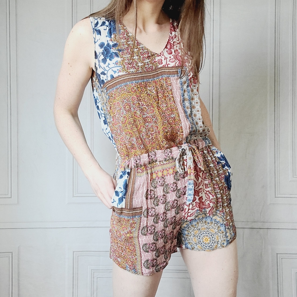 Zara Printed Romper